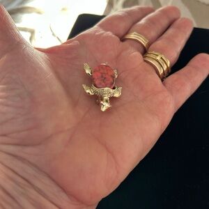 Gerry’s vintage sea turtle brooch.